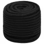 Black polyester work rope 16 mm 25 m by vidaXL, Ropes and metal cords - Ref: Foro24-152834, Price: 36,57 €, Discount: %