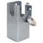 Silver steel tow hook 11x11x23.5 cm by vidaXL, Padlocks and latches - Ref: Foro24-152897, Price: 22,31 €, Discount: %