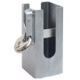 Silver steel tow hook 11x11x23.5 cm by vidaXL, Padlocks and latches - Ref: Foro24-152897, Price: 22,31 €, Discount: %