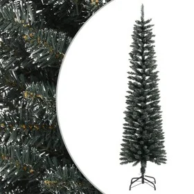 Narrow artificial Christmas tree with green PVC support 180 cm by vidaXL, Christmas trees - Ref: Foro24-345185, Price: 42,10 ...