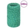 Green polypropylene boat rope 2 mm 100 m by vidaXL, Ropes and metal cords - Ref: Foro24-152690, Price: 14,23 €, Discount: %