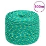 Cuerda de barco polipropileno verde 8 mm 500 m de vidaXL, Sogas y cuerdas metálicas - Ref: Foro24-152717, Precio: 113,52 €, D...