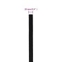 Schwarzes Polyester-Arbeitsseil 10 mm 100 m von vidaXL, Seile und Metallschnüre - Ref: Foro24-152824, Preis: 52,15 €, Rabatt: %