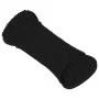 Black polyester work rope 3 mm 50 m by vidaXL, Ropes and metal cords - Ref: Foro24-152798, Price: 10,59 €, Discount: %