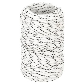 Cuerda para barco trenzada poliéster blanco 2 mm x 50 m