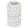 Cuerda para barco trenzada poliéster blanco 2 mm x 50 m de vidaXL, Sogas y cuerdas metálicas - Ref: Foro24-152742, Precio: 10...