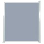 Toldo lateral retráctil de jardín gris160x300 cm