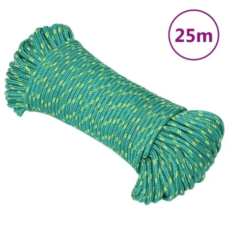 Grünes Polypropylen-Bootsseil 5 mm 25 m von vidaXL, Seile und Metallschnüre - Ref: Foro24-152703, Preis: 10,83 €, Rabatt: %