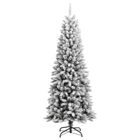 Árbol de Navidad artificial con nieve PVC y PE 180 cm