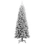 Artificial Christmas tree with snow PVC and PE 180 cm by vidaXL, Christmas trees - Ref: Foro24-345190, Price: 113,00 €, Disco...