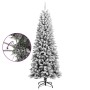 Árbol de Navidad artificial con nieve PVC y PE 180 cm de vidaXL, Arboles de navidad - Ref: Foro24-345190, Precio: 115,94 €