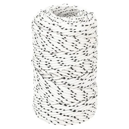 Weißes geflochtenes Bootsseil aus Polyester, 2 mm x 500 m von vidaXL, Seile und Metallschnüre - Ref: Foro24-152745, Preis: 25...