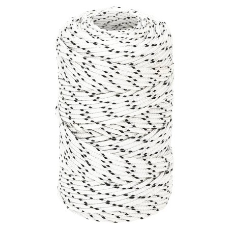 Weißes geflochtenes Bootsseil aus Polyester, 2 mm x 500 m von vidaXL, Seile und Metallschnüre - Ref: Foro24-152745, Preis: 25...