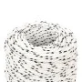 White polyester braided boat rope 2 mmx500 m by vidaXL, Ropes and metal cords - Ref: Foro24-152745, Price: 25,18 €, Discount: %