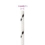 White polyester braided boat rope 2 mmx500 m by vidaXL, Ropes and metal cords - Ref: Foro24-152745, Price: 25,58 €, Discount: %