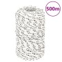 White polyester braided boat rope 2 mmx500 m by vidaXL, Ropes and metal cords - Ref: Foro24-152745, Price: 25,58 €, Discount: %