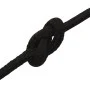 Schwarzes Polyester-Arbeitsseil 4 mm 50 m von vidaXL, Seile und Metallschnüre - Ref: Foro24-152803, Preis: 10,94 €, Rabatt: %