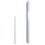 Toldo lateral retráctil para patio azul 160x500 cm