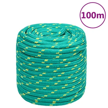 Cuerda de barco polipropileno verde 18 mm 100 m de vidaXL, Sogas y cuerdas metálicas - Ref: Foro24-152737, Precio: 99,67 €, D...