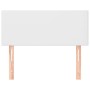 Kopfteil aus weißem Kunstleder, 100 x 5 x 78/88 cm von vidaXL, Kopf- und Fußteile - Ref: Foro24-345773, Preis: 33,59 €, Rabat...