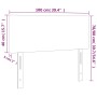 Kopfteil aus weißem Kunstleder, 100 x 5 x 78/88 cm von vidaXL, Kopf- und Fußteile - Ref: Foro24-345773, Preis: 33,59 €, Rabat...