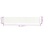 Toldo lateral retráctil para patio crema 117x600 cm