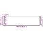 Toldo lateral retráctil para patio crema 140x600 cm