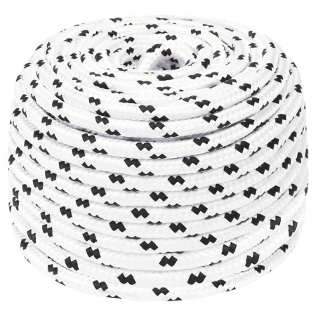 Polyester geflochtenes Bootstau weiß 6 mmx100 m von vidaXL, Seile und Metallschnüre - Ref: Foro24-152763, Preis: 19,23 €, Rab...