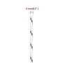Polyester geflochtenes Bootstau weiß 6 mmx100 m von vidaXL, Seile und Metallschnüre - Ref: Foro24-152763, Preis: 19,23 €, Rab...