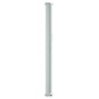 Toldo lateral retráctil para patio marrón 140x600 cm