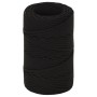 Schwarzes Polyester-Arbeitsseil 2 mm 50 m von vidaXL, Seile und Metallschnüre - Ref: Foro24-152793, Preis: 10,77 €, Rabatt: %