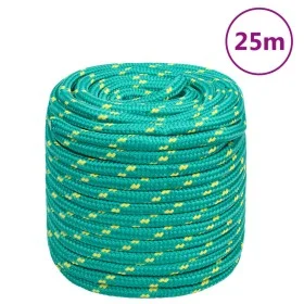 Green polypropylene boat rope 18 mm 25 m by vidaXL, Ropes and metal cords - Ref: Foro24-152735, Price: 34,16 €, Discount: %