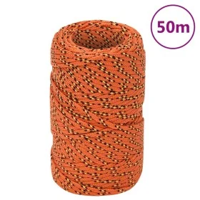 Orangefarbenes Polypropylen-Bootsseil 2 mm 50 m von vidaXL, Seile und Metallschnüre - Ref: Foro24-152636, Preis: 9,83 €, Raba...