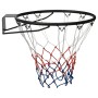 Aro de baloncesto acero negro 45 cm