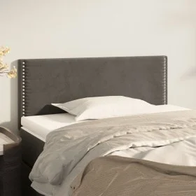 Dark gray velvet headboard 100x5x78/88 cm by vidaXL, Headboards and footboards - Ref: Foro24-345919, Price: 27,03 €, Discount: %
