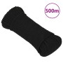 Polyester Arbeitsseil schwarz 4 mm 500 m von vidaXL, Seile und Metallschnüre - Ref: Foro24-152806, Preis: 50,49 €, Rabatt: %