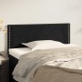 Kopfteil aus schwarzem Samt, 80x5x78/88 cm von vidaXL, Kopf- und Fußteile - Ref: Foro24-345880, Preis: 22,59 €, Rabatt: %