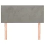 Light gray velvet headboard 90x5x78/88 cm by vidaXL, Headboards and footboards - Ref: Foro24-345758, Price: 35,96 €, Discount: %