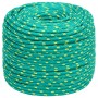 Green polypropylene boat rope 10 mm 100 m by vidaXL, Ropes and metal cords - Ref: Foro24-152720, Price: 35,42 €, Discount: %