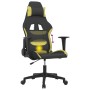 Massage-Gaming-Stuhl aus schwarzem und hellgrünem Stoff von vidaXL, Gaming-Stühle - Ref: Foro24-345496, Preis: 110,33 €, Raba...
