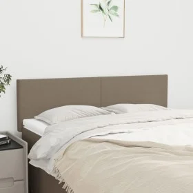 Headboards 2 units taupe gray fabric 72x5x78/88 cm by vidaXL, Headboards and footboards - Ref: Foro24-345788, Price: 69,41 €,...