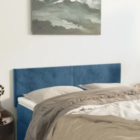 Kopfteile 2 Einheiten dunkelblauer Samt 72x5x78/88 cm von vidaXL, Kopf- und Fußteile - Ref: Foro24-345802, Preis: 49,36 €, Ra...