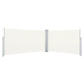 Toldo lateral retráctil crema 160x600 cm Toldo lateral retráctil crema 160x600 cm
