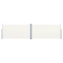 Toldo lateral retráctil crema 160x600 cm