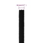 Polyester-Arbeitsseil schwarz 18 mm 50 m von vidaXL, Seile und Metallschnüre - Ref: Foro24-152838, Preis: 67,43 €, Rabatt: %