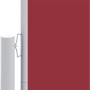 Toldo lateral retráctil rojo 180x600 cm