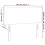 Kopfteil aus hellgrauem Stoff, 80 x 5 x 78/88 cm von vidaXL, Kopf- und Fußteile - Ref: Foro24-345724, Preis: 29,54 €, Rabatt: %
