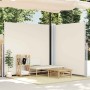 Toldo lateral retráctil crema 200x600 cm