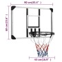 Tablero de baloncesto policarbonato transparente 90x60x2,5 cm