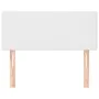 Kopfteil aus weißem Kunstleder, 90 x 5 x 78/88 cm von vidaXL, Kopf- und Fußteile - Ref: Foro24-345753, Preis: 56,31 €, Rabatt: %